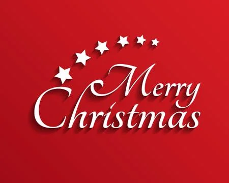 Flat long shadow Christmas background.vector illustration. Stock Illustration