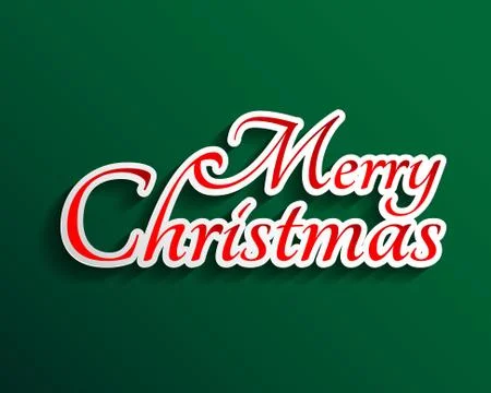 Flat long shadow Christmas background.vector illustration. Stock Illustration