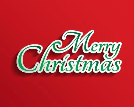 Flat long shadow Christmas background.vector illustration. Stock Illustration