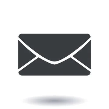 Flat mail icon. Stock Illustration