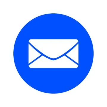 Flat mail icon. Stock Illustration