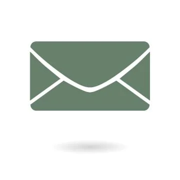 Flat mail icon. Stock Illustration
