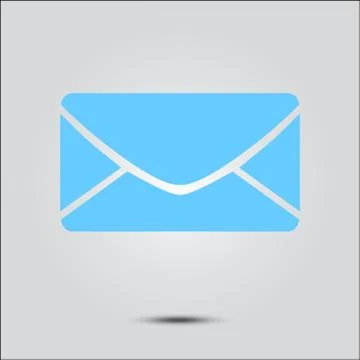 Flat mail icon. Stock Illustration