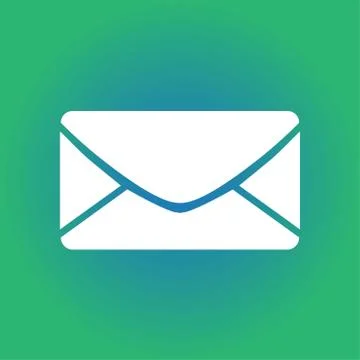 Flat mail icon. Stock Illustration