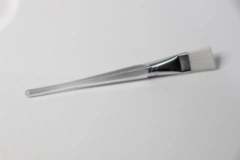 Flat makeup with Clear Handle Close-Up Stock Photos