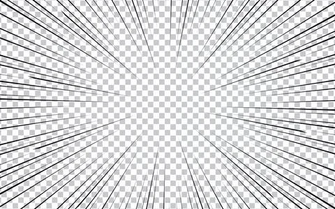 Flat manga comic style background copy space. Stock Illustration