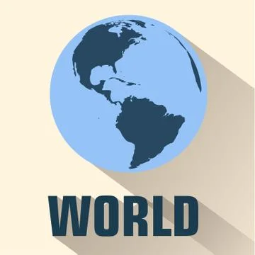 Flat map background concept. Vector illustration Stock Illustration