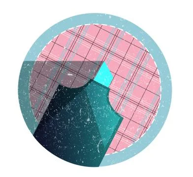 Flat marker icon Stock Illustration