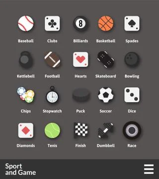 Flat material design icons set 스톡 일러스트