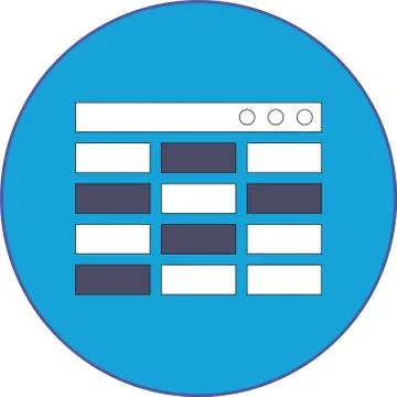 Flat material design vector calendar icon Stock Illustration