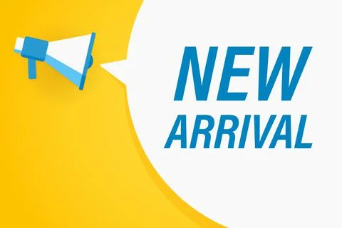 Flat megaphone with speech bubble and phrase 库存插图