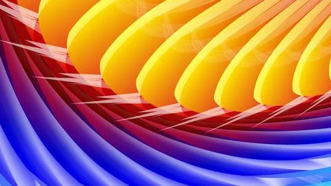Flat mesh gradient grunge effect abstract modern wavy style with colored Stock Illustration