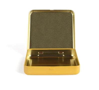 Flat Metal Container Stock Photos