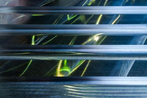 Flat metal surface texture and background after end milling Stock Photos