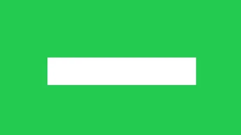 Flat Modern Geometric Lower Third Banner Template on Green Screen Video stock 338274851