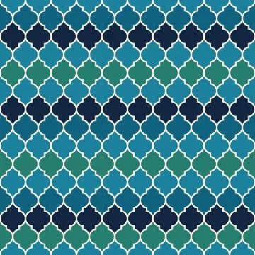 Flat moroccan seamless pattern vector イラスト素材