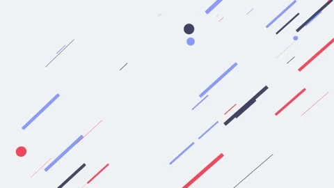 Flat Multicolored lines Background Looped Animation Stock Footage 138689775