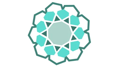 FLAT ORNAMENTAL MANDALA Video stock 261126235