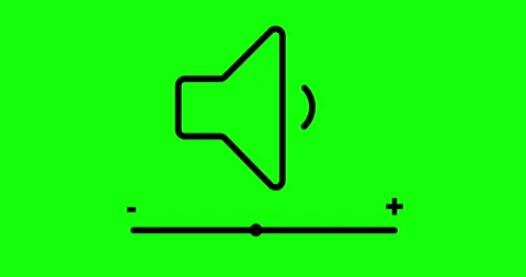 Flat outlined megaphone icon or symbol animated. Loop animation of Alert or Stock Footage 258984526