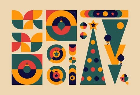 Flat pack elements. Stock Illustration