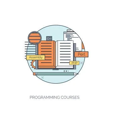 Flat padlock icon. Data protection concept. Social network security. Stock Illustration