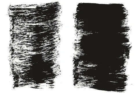 Flat Paint Brush Thick Short Background High Detail Abstract Vector Stock Illustration