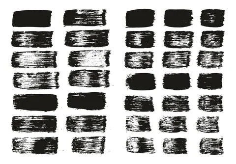 Flat Paint Brush Thick Straight Lines Mix High Detail Abstract Vector Background Stock Illustration