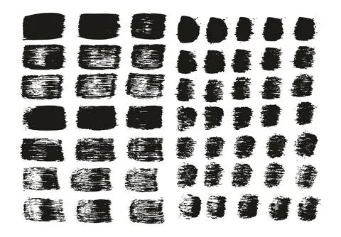 Flat Paint Brush Thick Straight Lines Mix High Detail Abstract Vector Background Stock Illustration