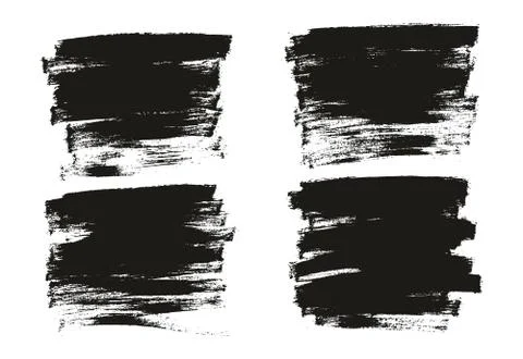 Flat Paint Brush Thin Full Background High Detail Abstract Vector Background Illustrazione stock