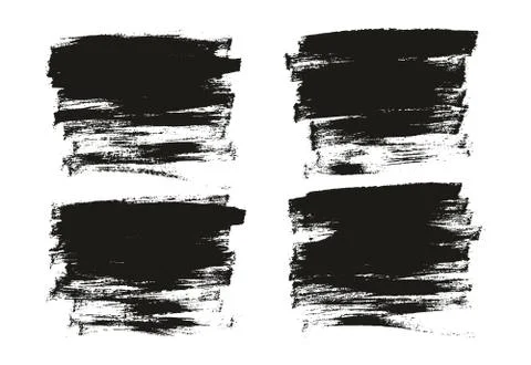 Flat Paint Brush Thin Full Background High Detail Abstract Vector Background Illustrazione stock