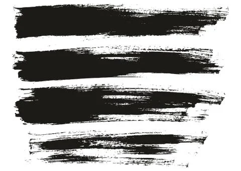 Flat Paint Brush Thin Full Background High Detail Abstract Vector Background Stock Illustration