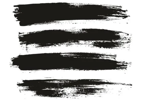 Flat Paint Brush Thin Full Background High Detail Abstract Vector Background Stock Illustration