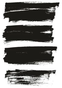 Flat Paint Brush Thin Full Background High Detail Abstract Vector Background Stock Illustration