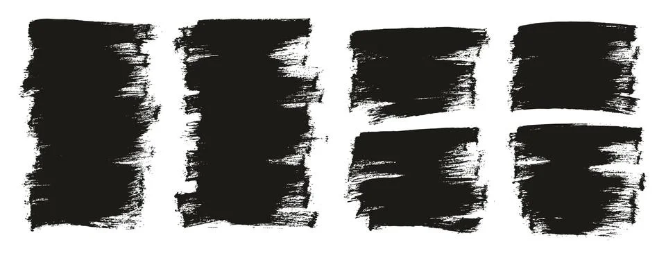 Flat Paint Brush Thin Half Background Mix High Detail Abstract Illustrazione stock