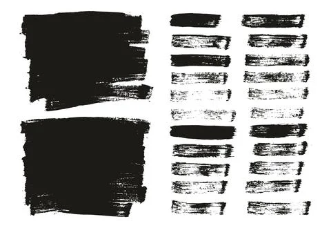 Flat Paint Brush Thin Long Background &amp; Straight Lines Mix High Detail Abstract Stockillustratie