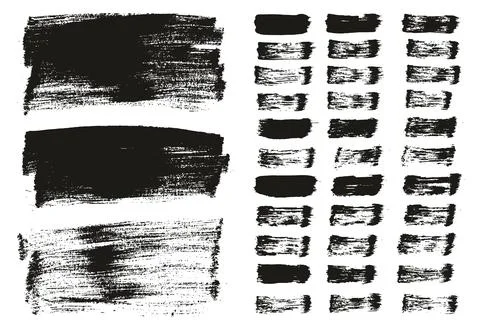 Flat Paint Brush Thin Long Background &amp; Straight Lines Mix High Detail Abstract Stock Illustration