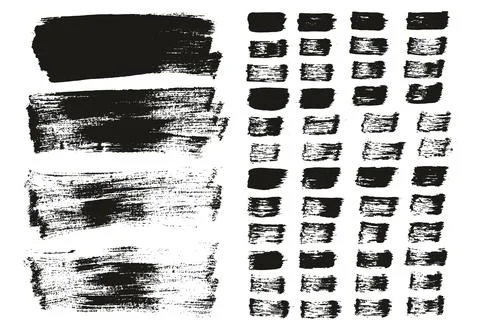 Flat Paint Brush Thin Long Background &amp; Straight Lines Mix High Detail Abstract イラスト素材