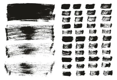 Flat Paint Brush Thin Long Background &amp; Straight Lines Mix High Detail Abstract イラスト素材