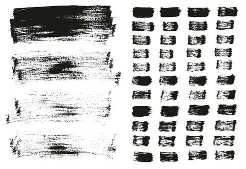 Flat Paint Brush Thin Long Background &amp; Straight Lines Mix High Detail Abstract 스톡 일러스트