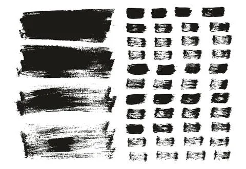 Flat Paint Brush Thin Long Background &amp; Straight Lines Mix High Detail Abstract Illustrazione stock