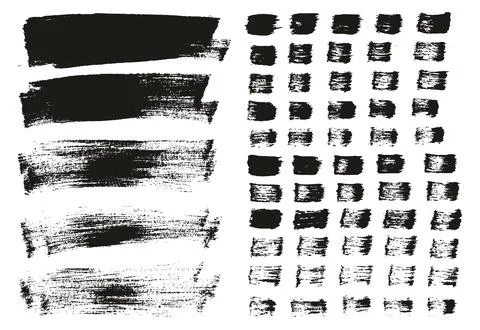 Flat Paint Brush Thin Long Background &amp; Straight Lines Mix High Detail Abstract Stockillustratie