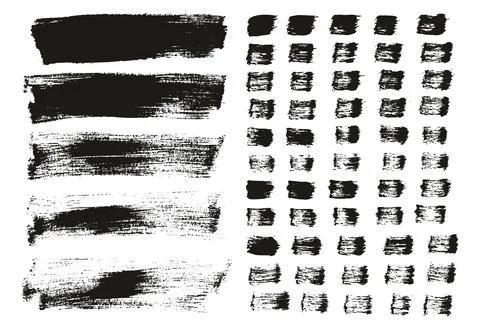 Flat Paint Brush Thin Long Background &amp; Straight Lines Mix High Detail Abstract Stock Illustration