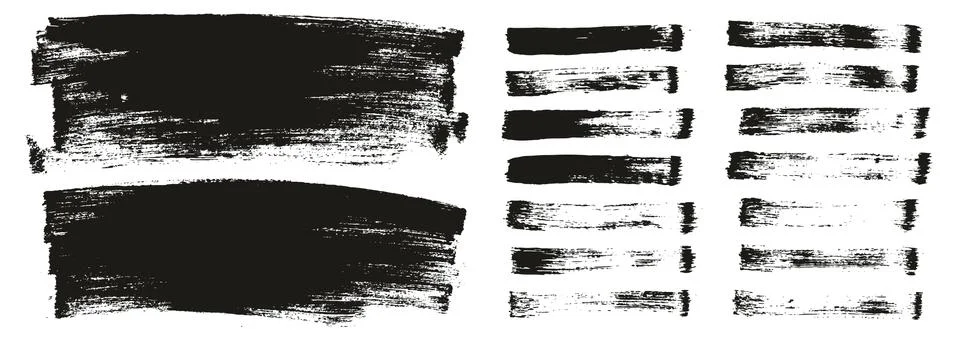 Flat Paint Brush Thin Long Background &amp; Straight Lines Mix High Detail Abstract Stock Illustration