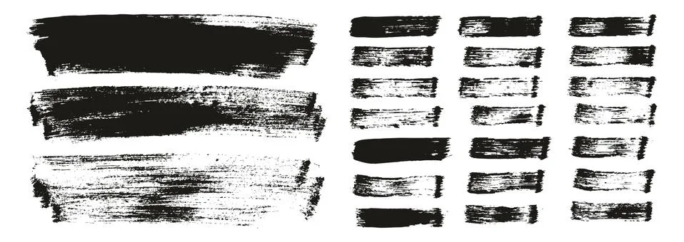 Flat Paint Brush Thin Long Background &amp; Straight Lines Mix High Detail Abstract Stock Illustration