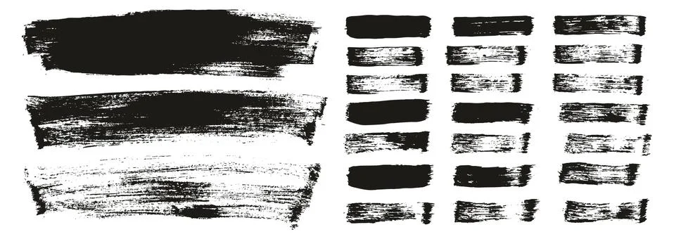 Flat Paint Brush Thin Long Background &amp; Straight Lines Mix High Detail Abstract Stockillustratie
