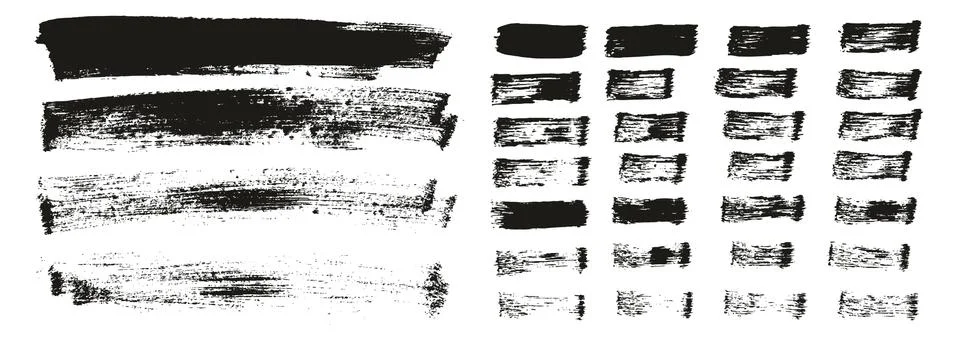 Flat Paint Brush Thin Long Background &amp; Straight Lines Mix High Detail Abstract イラスト素材