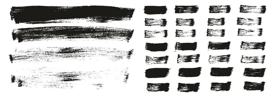 Flat Paint Brush Thin Long Background &amp; Straight Lines Mix High Detail Abstract 스톡 일러스트