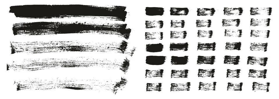 Flat Paint Brush Thin Long Background &amp; Straight Lines Mix High Detail Abstract イラスト素材