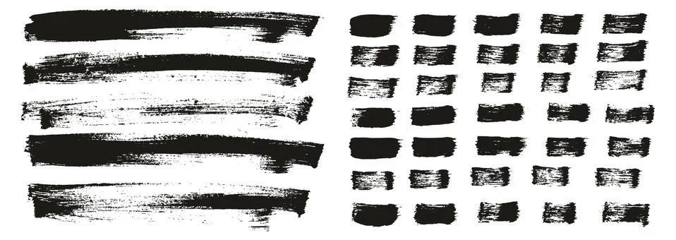 Flat Paint Brush Thin Long Background &amp; Straight Lines Mix High Detail Abstract 스톡 일러스트