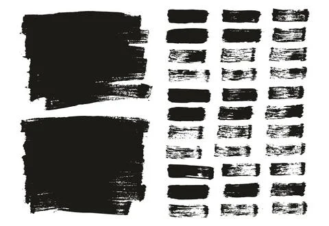 Flat Paint Brush Thin Long Background &amp; Straight Lines Mix High Detail Abstract イラスト素材